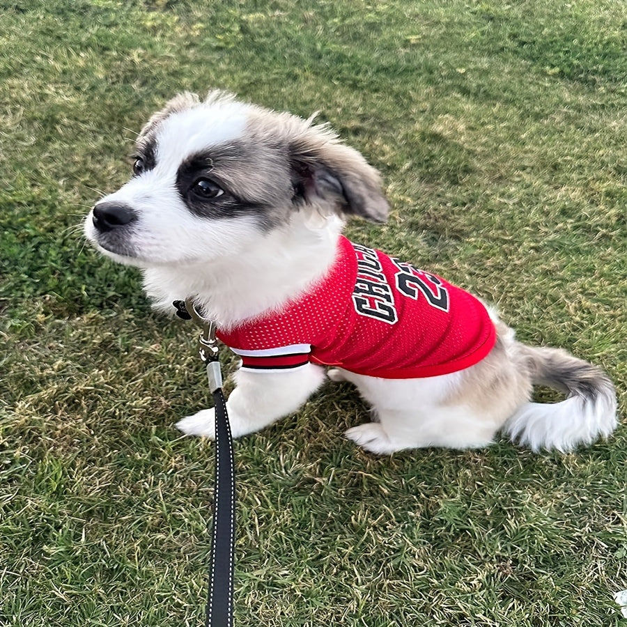 Basketball Jersey Dog Vests