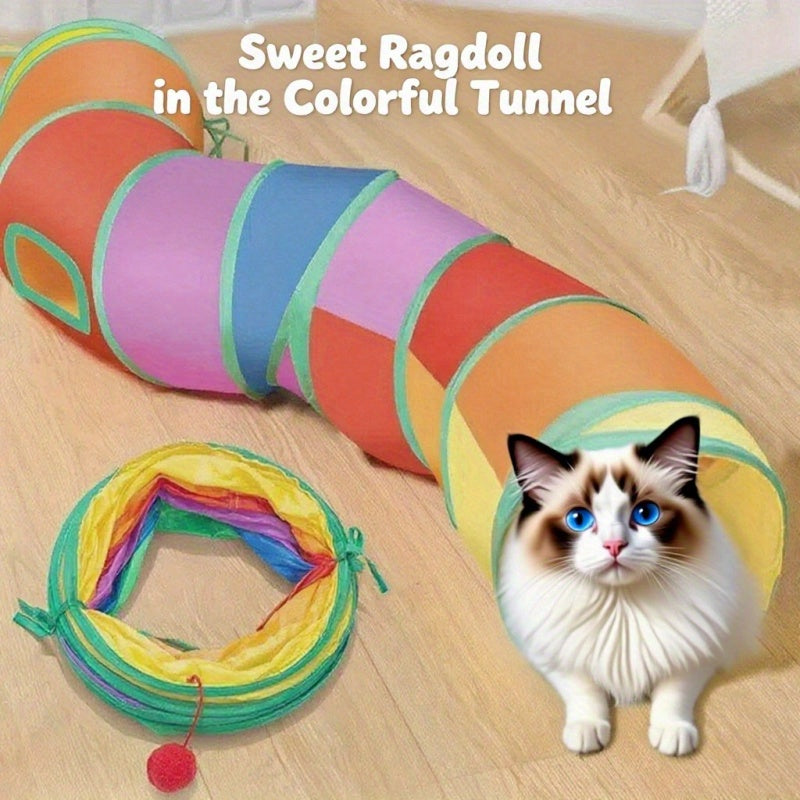 Dogs & Cats Foldable Play Tunnel