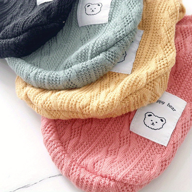 4pcs Cat & Dog Knit Sweaters