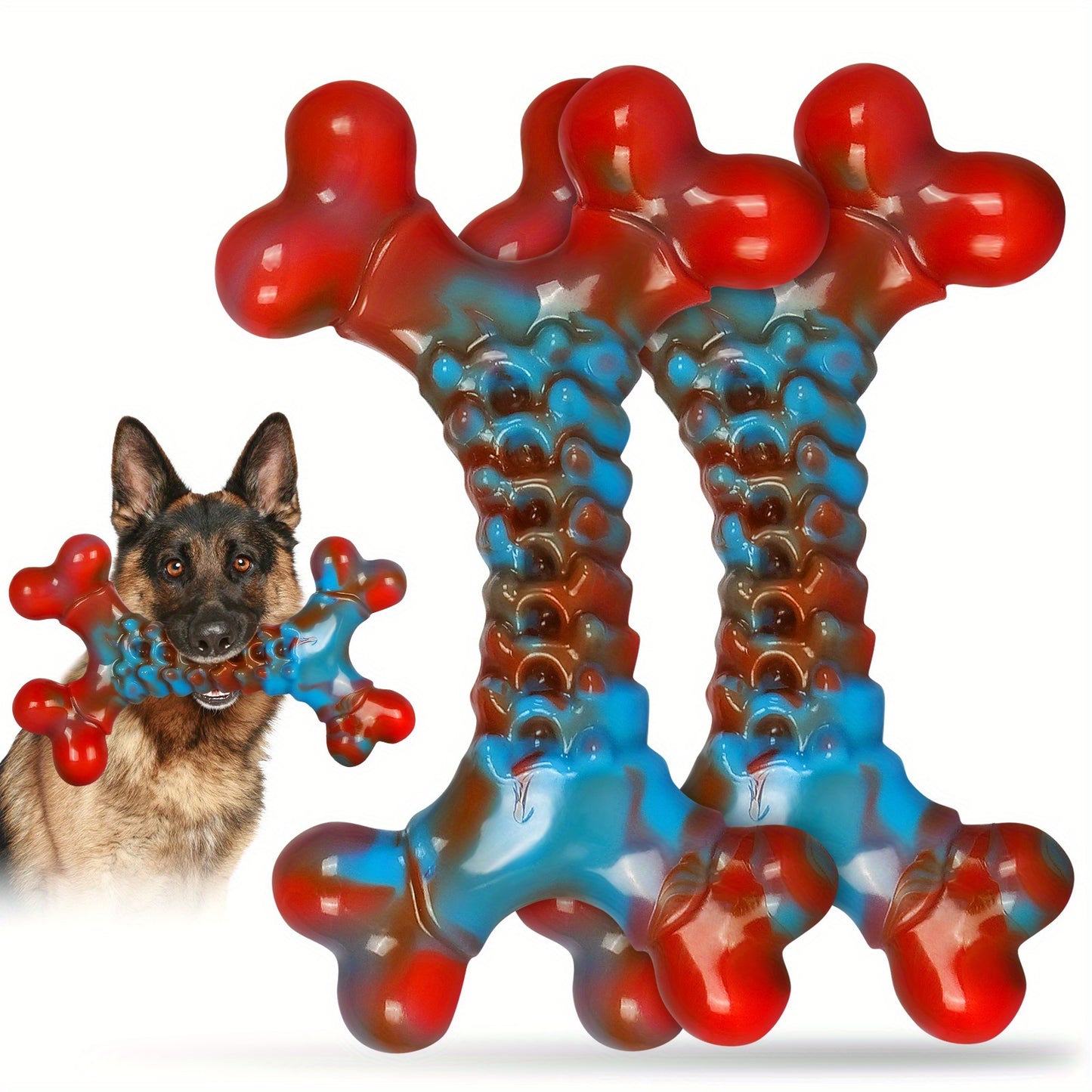 2 Pack Tough Indestructible Toy for Large Dog