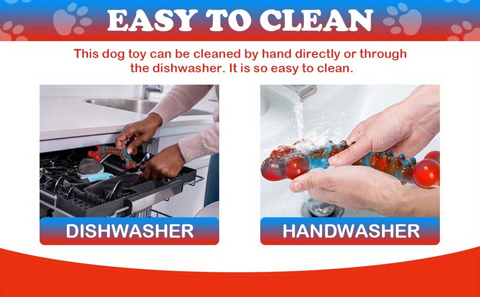 2 Pack Tough Indestructible Toy for Large Dog