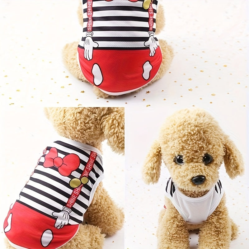 Pet Vest T - Shirts Cartoon Design