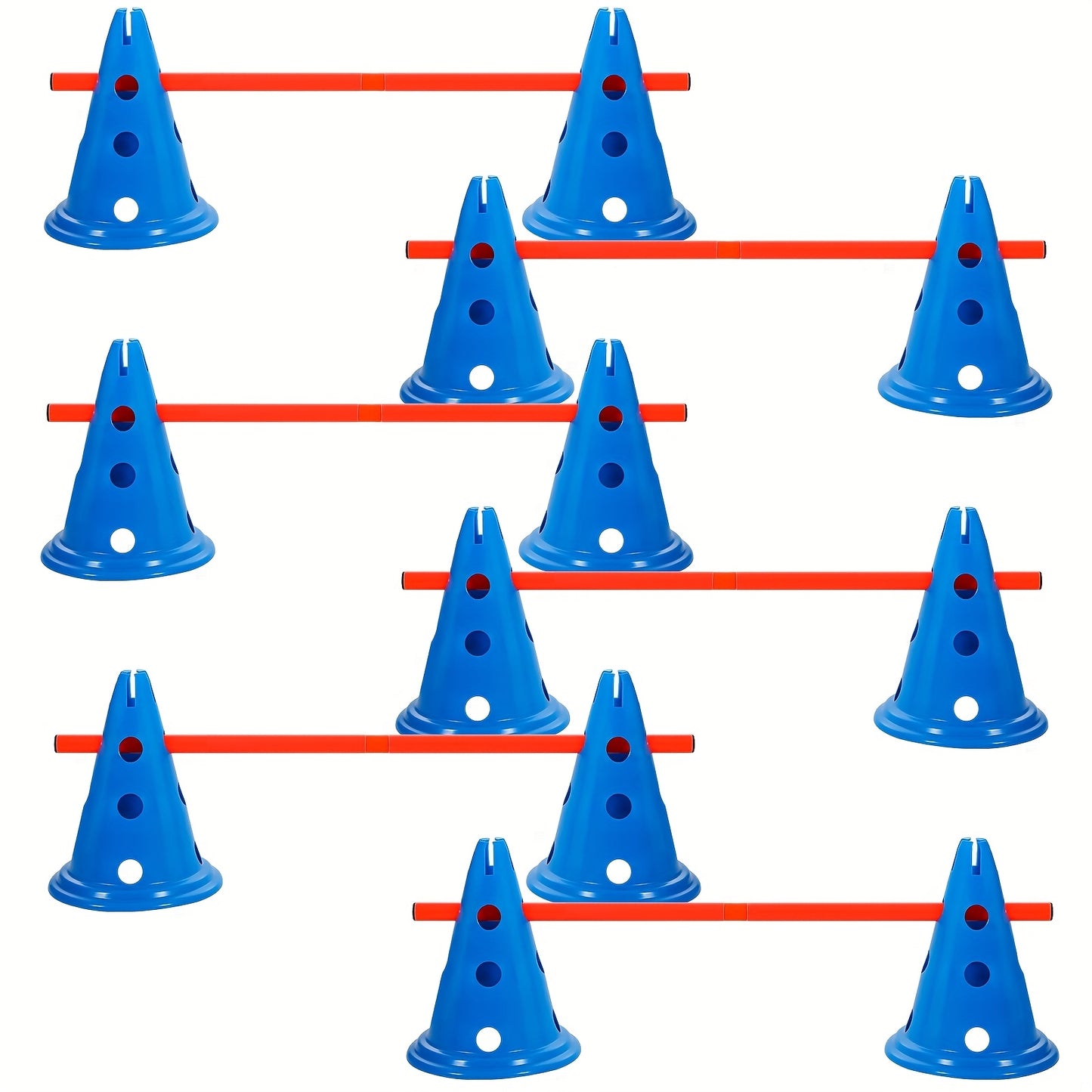 Dog Agility Hurdle Cone Set