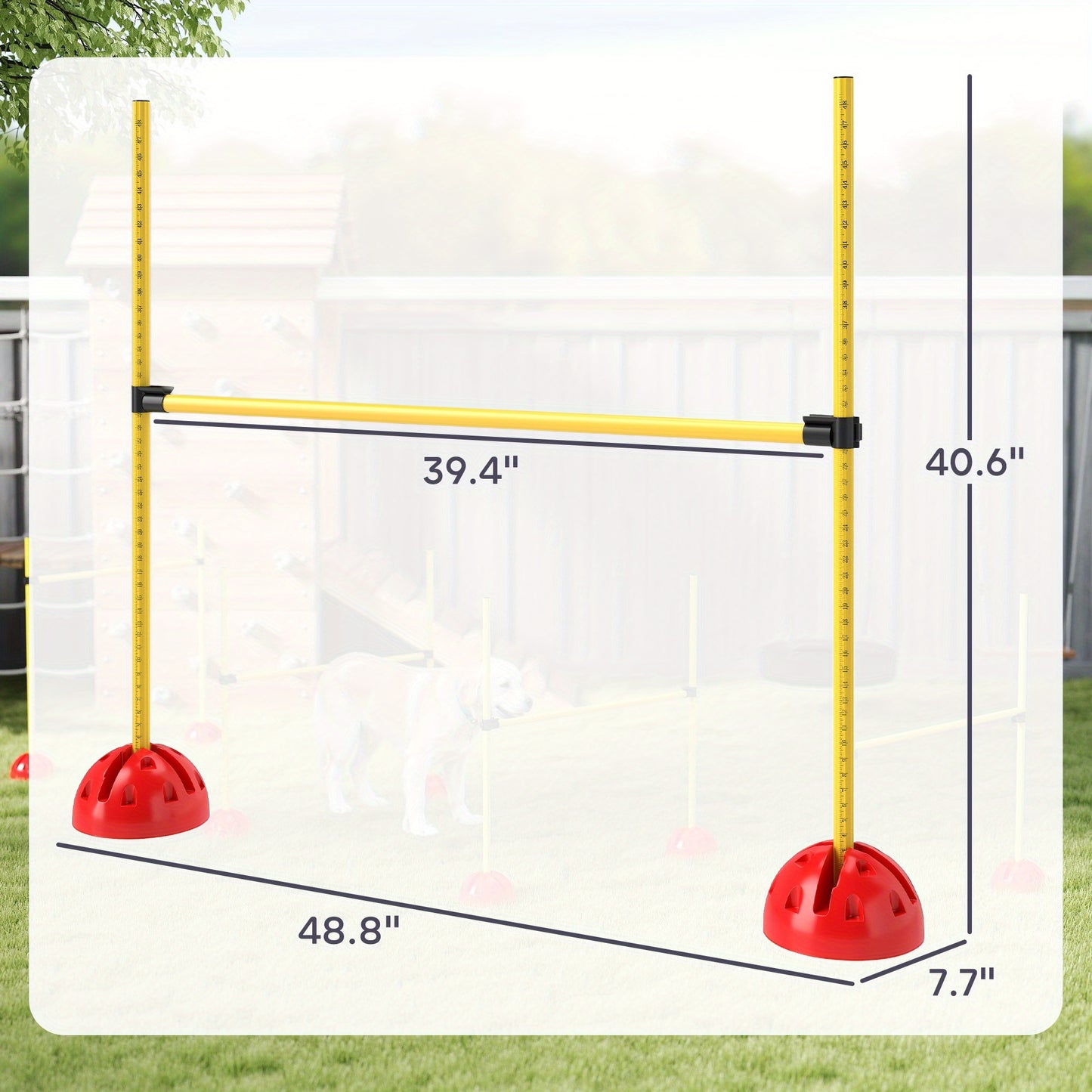 Dog Agility Jump Course w Bag