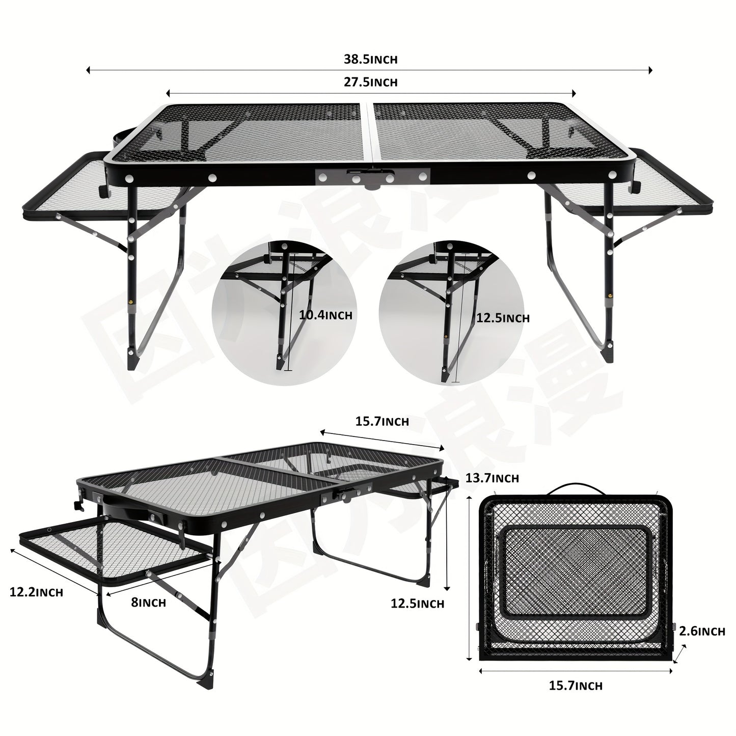 27 Inch Folding Grooming Table