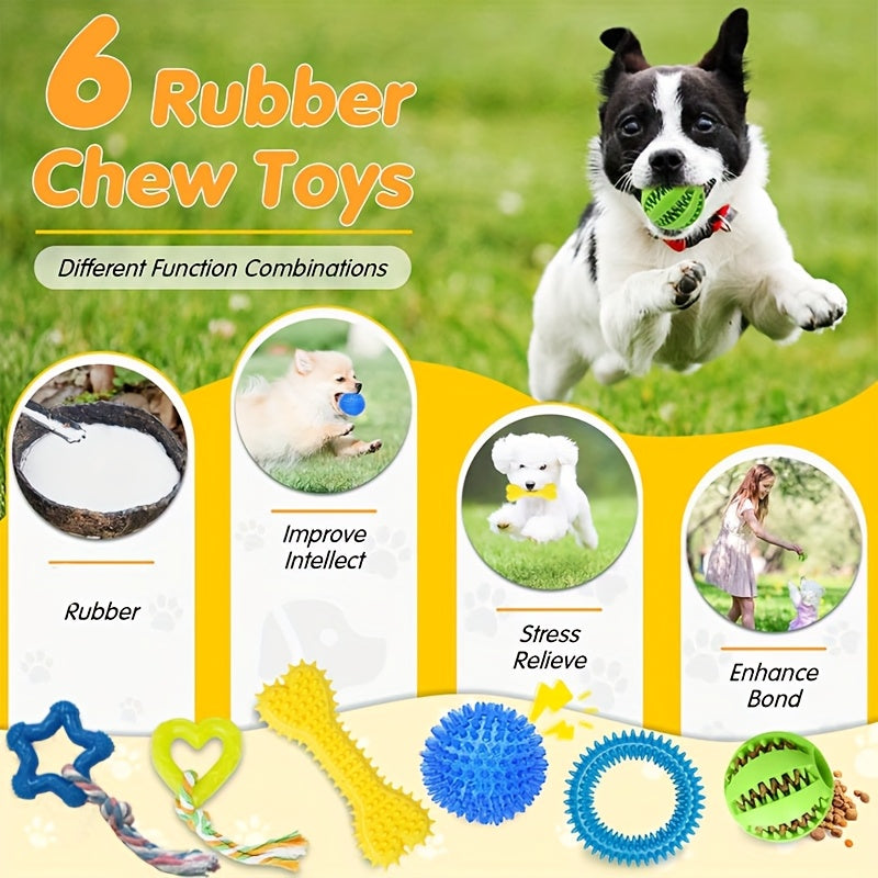25pcs Luxury Dog Teething Toys