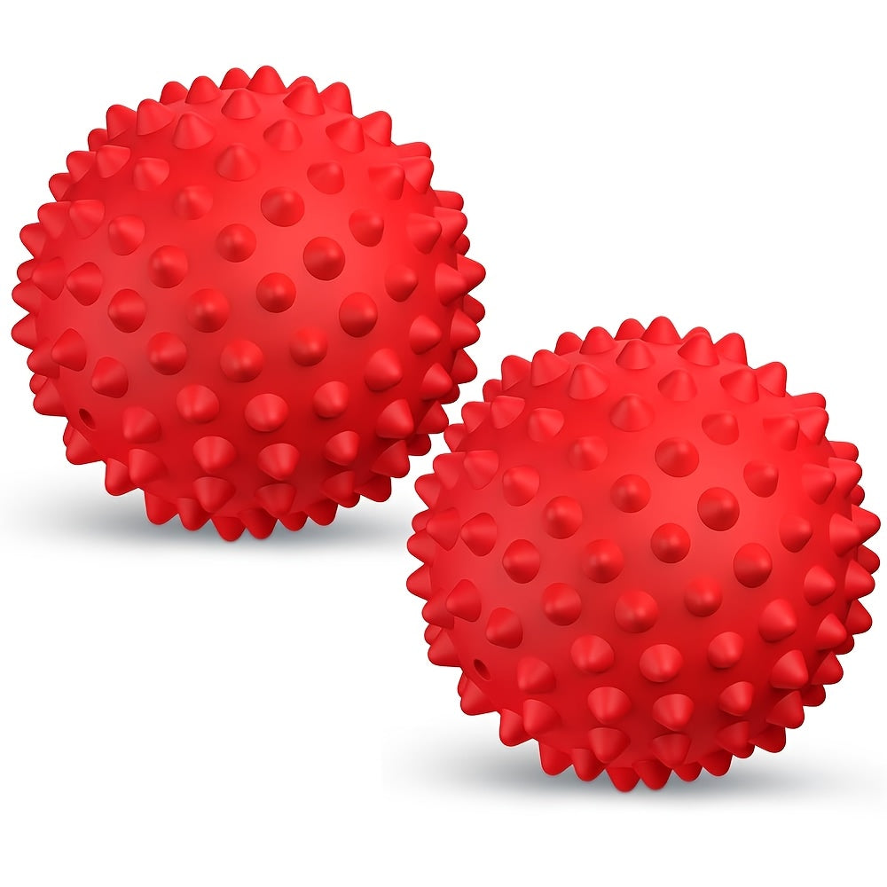 2pcs Squeaky Rubber Dog Balls for Large Breeds