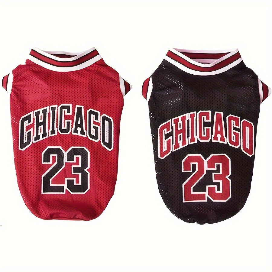 Basketball Jersey Dog Vests