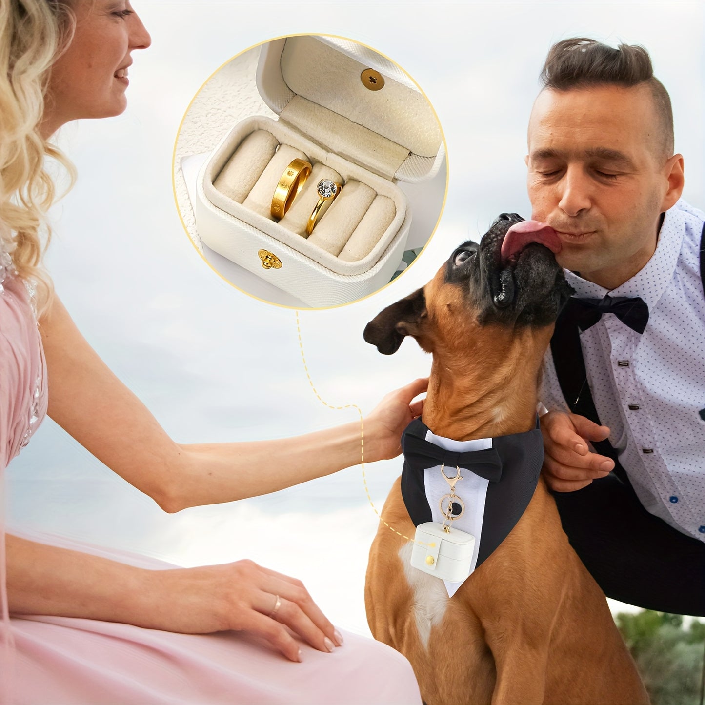 Tuxedo Attire Wedding Ring Bearer