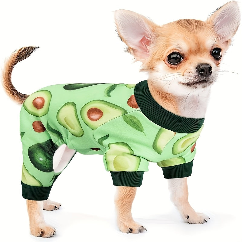2 Pcs Toy Dog Jumpsuits