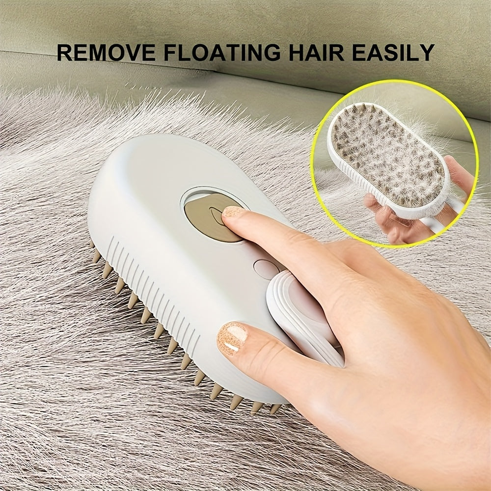 2pcs Cat Grooming Steam Brush