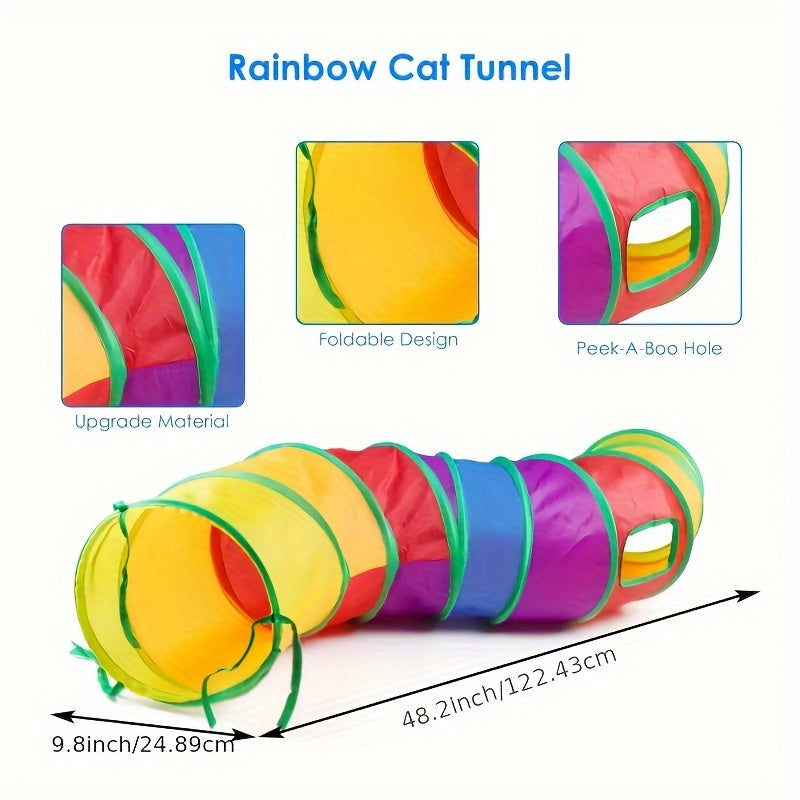 Dogs & Cats Foldable Play Tunnel