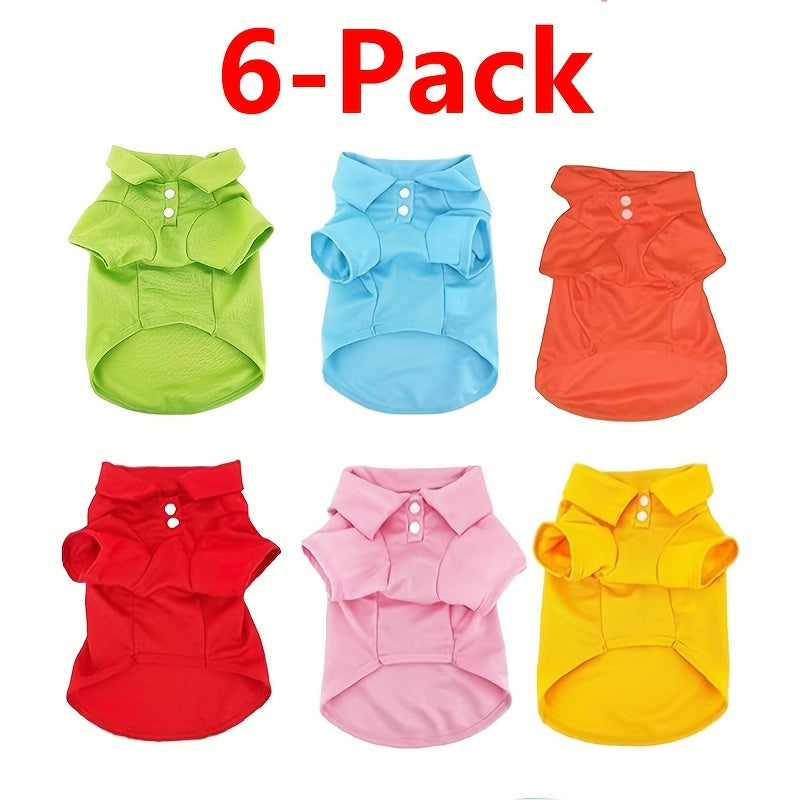 Collared Polo T-Shirts For Dogs