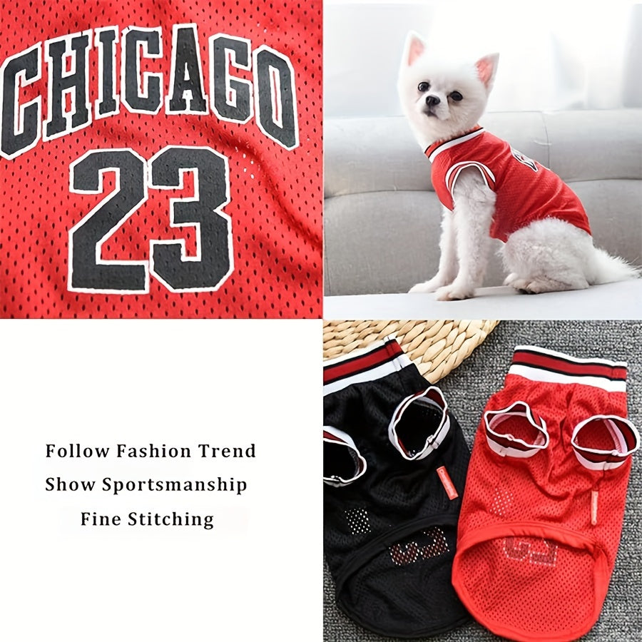 Basketball Jersey Dog Vests