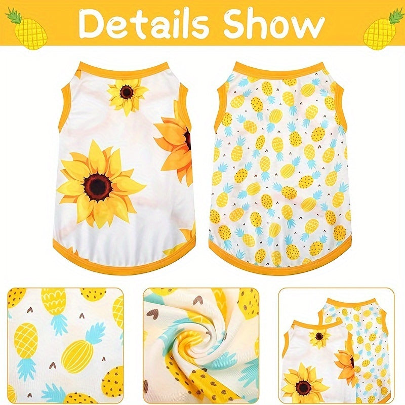 Lovely Fruit Flower Dog Dress