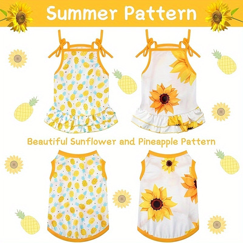 Lovely Fruit Flower Dog Dress