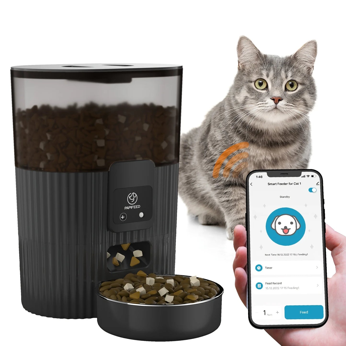 Cat Automatic Feeder with Remote