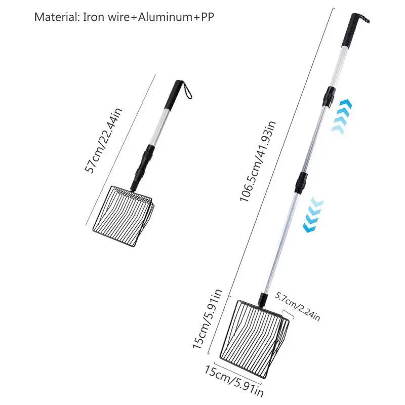 Long Handle Cat Litter Shovel Scoop