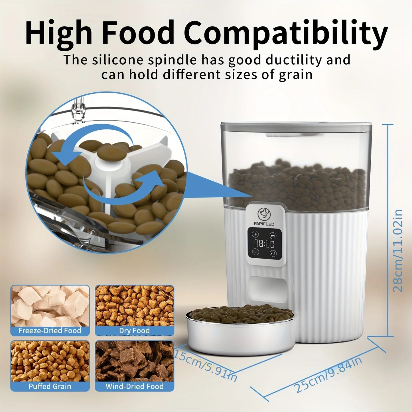Cat Automatic Feeder with Remote