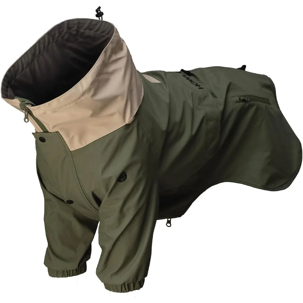 Water-Resistant Dog Raincoat Jacket,