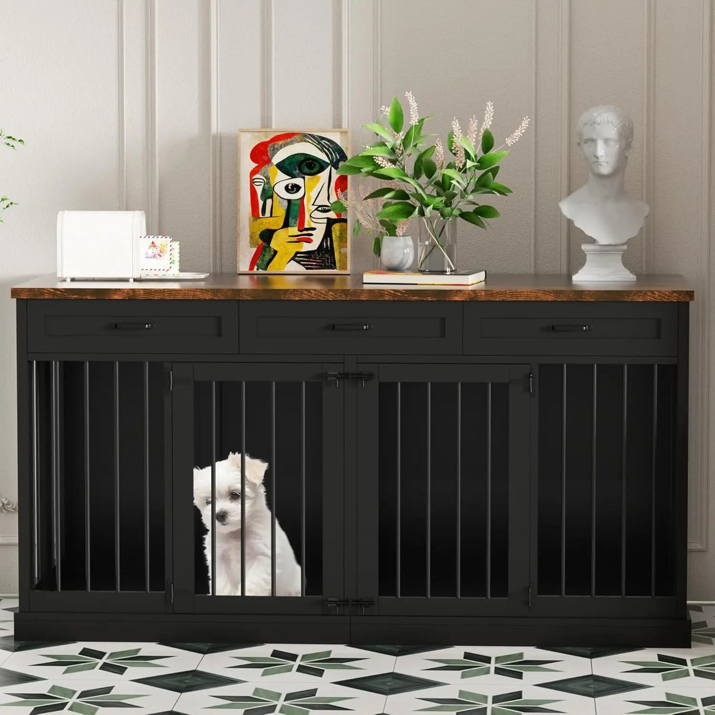 Double Dogs Large Crate Furniture