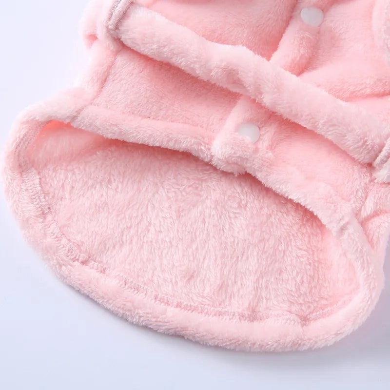 Pet Dog Bathrobe with Hooded Dog for Drying