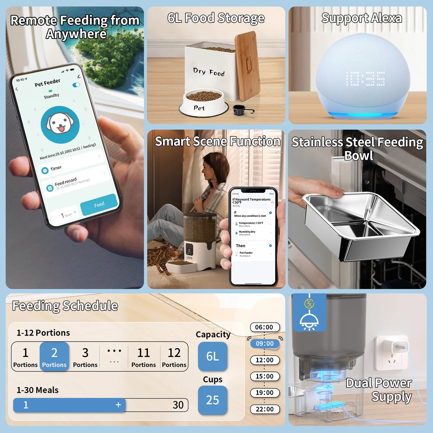 WiFi Pet Feeder with APP Control