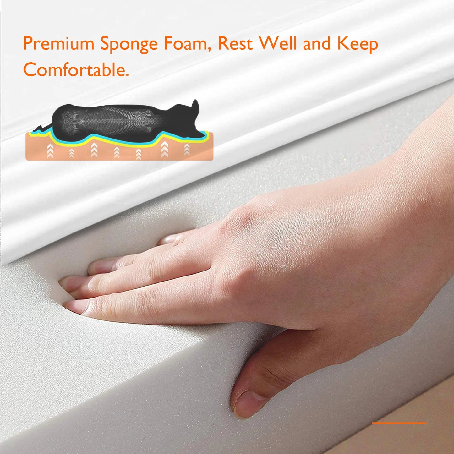 Super Soft Orthopedic Foam Bed