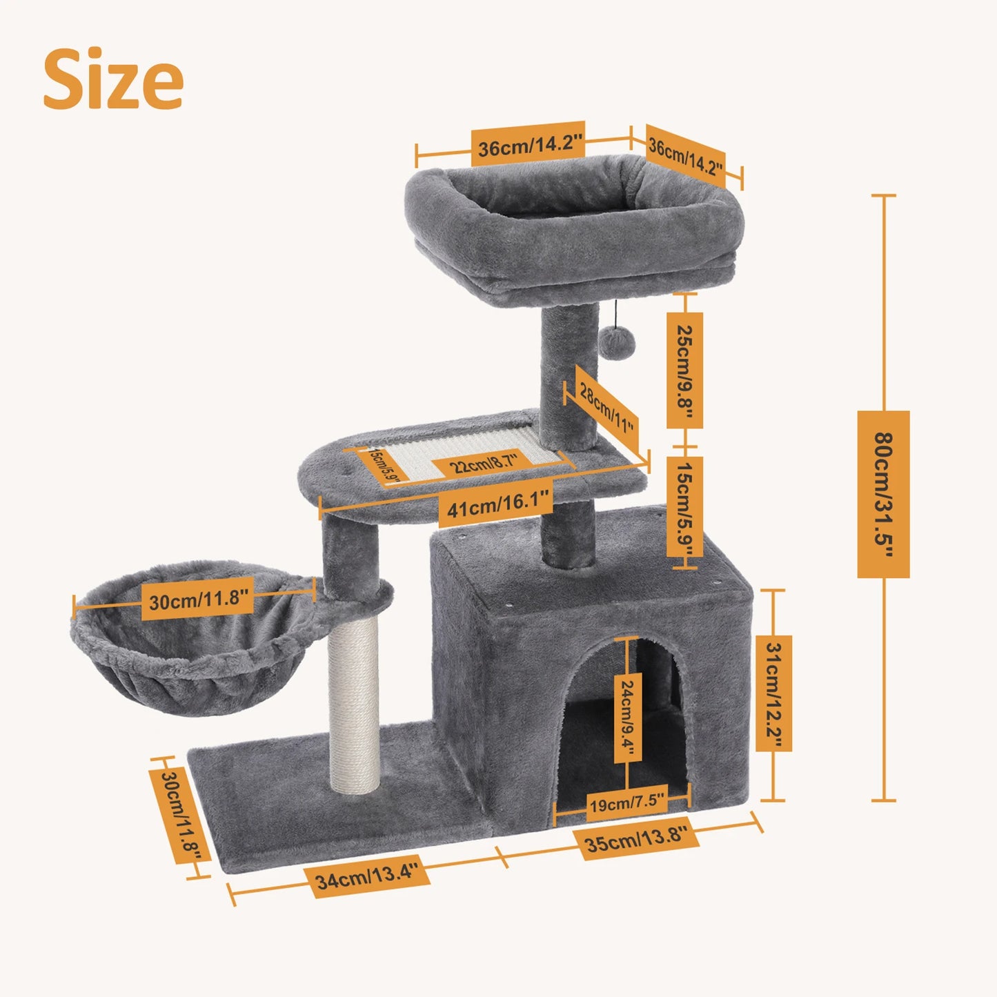 Cat tree Cat Tower for Indoor Cats