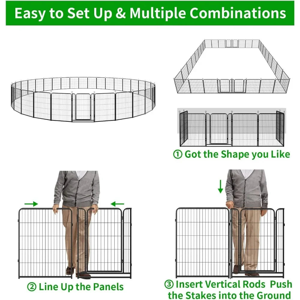 Portable RV Campground with Gates