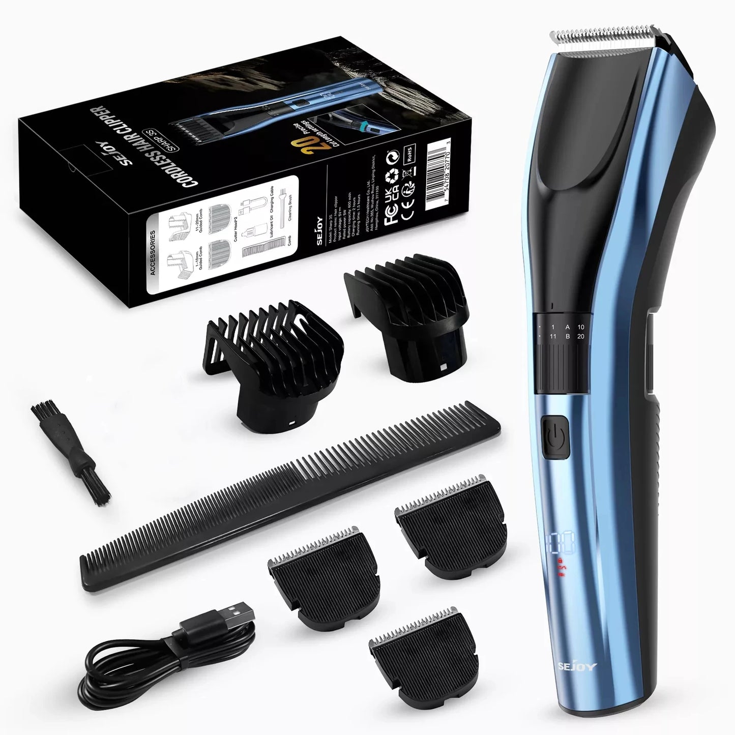 Pet Hair Trimmer Clippers For Dogs Cats