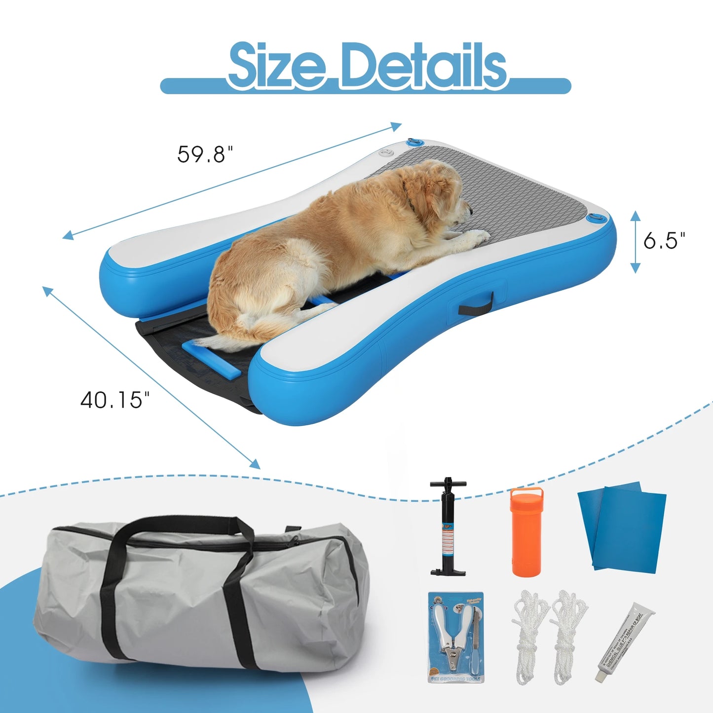 Inflatable Floating Dog Ramp