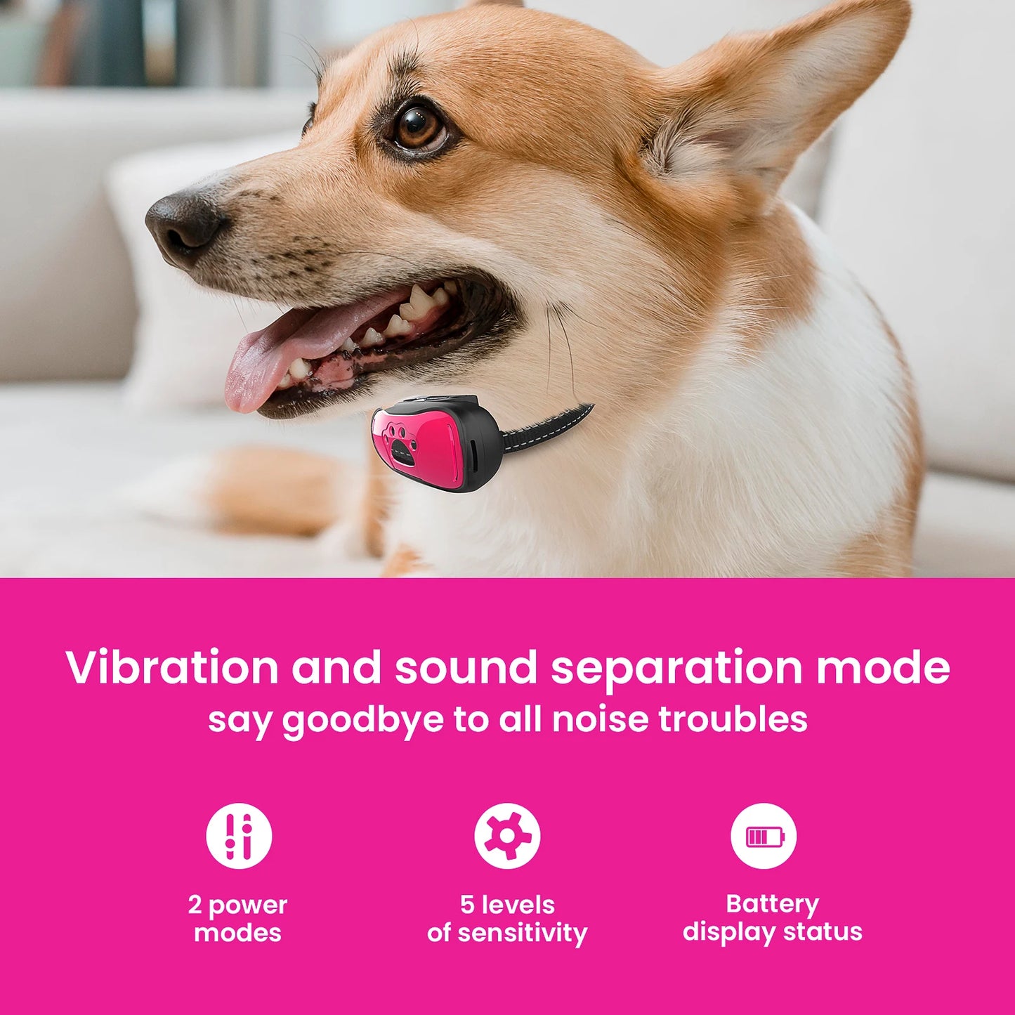 Rechargeable Anti Barking Training Collar