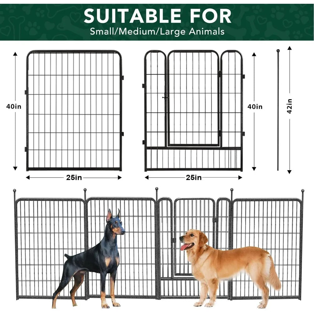 Dog Playpen Yard Exercise Pen for RV Camping