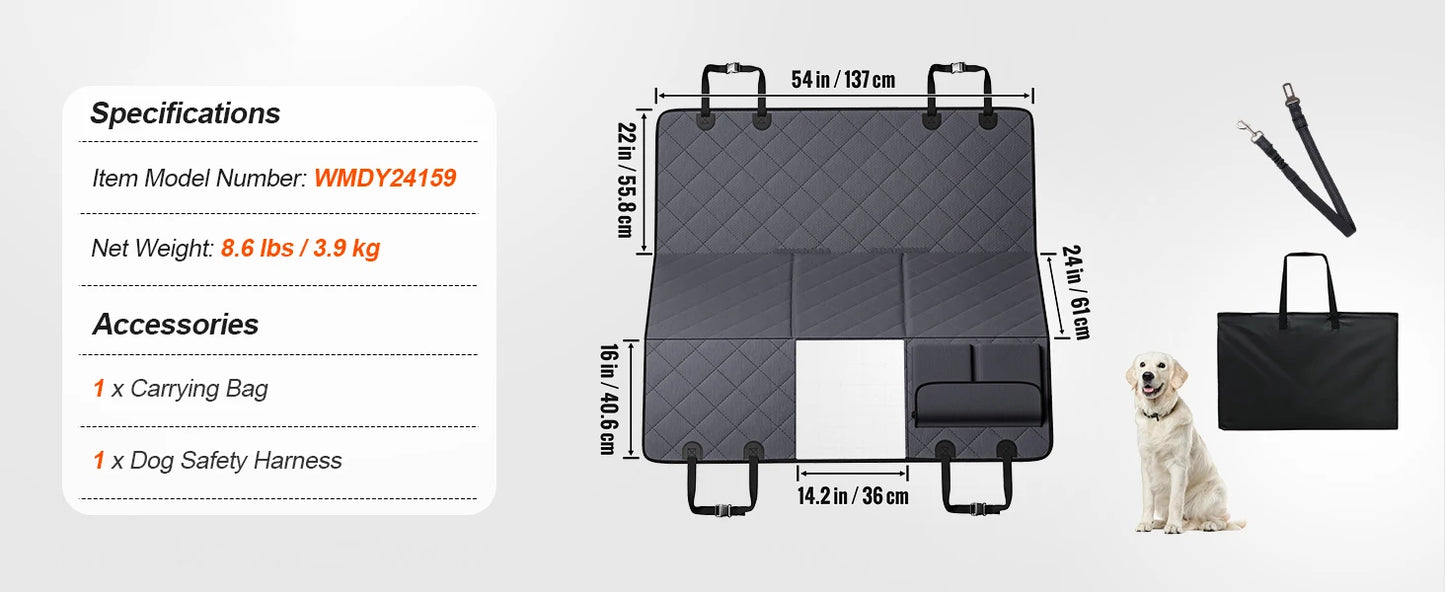 Back Seat Extender for Dogs