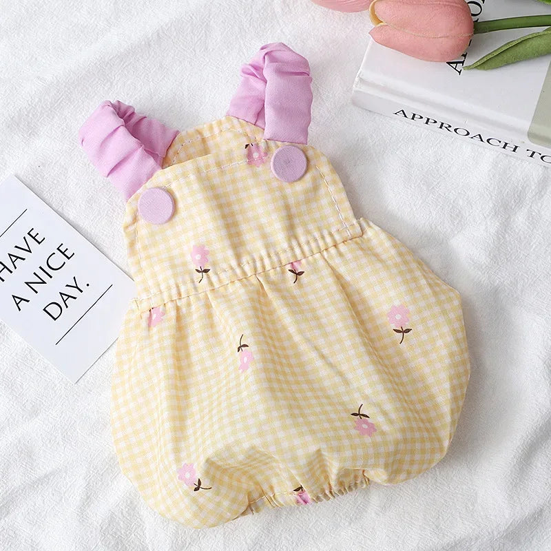 Suspender Cute Print Pet Dresses