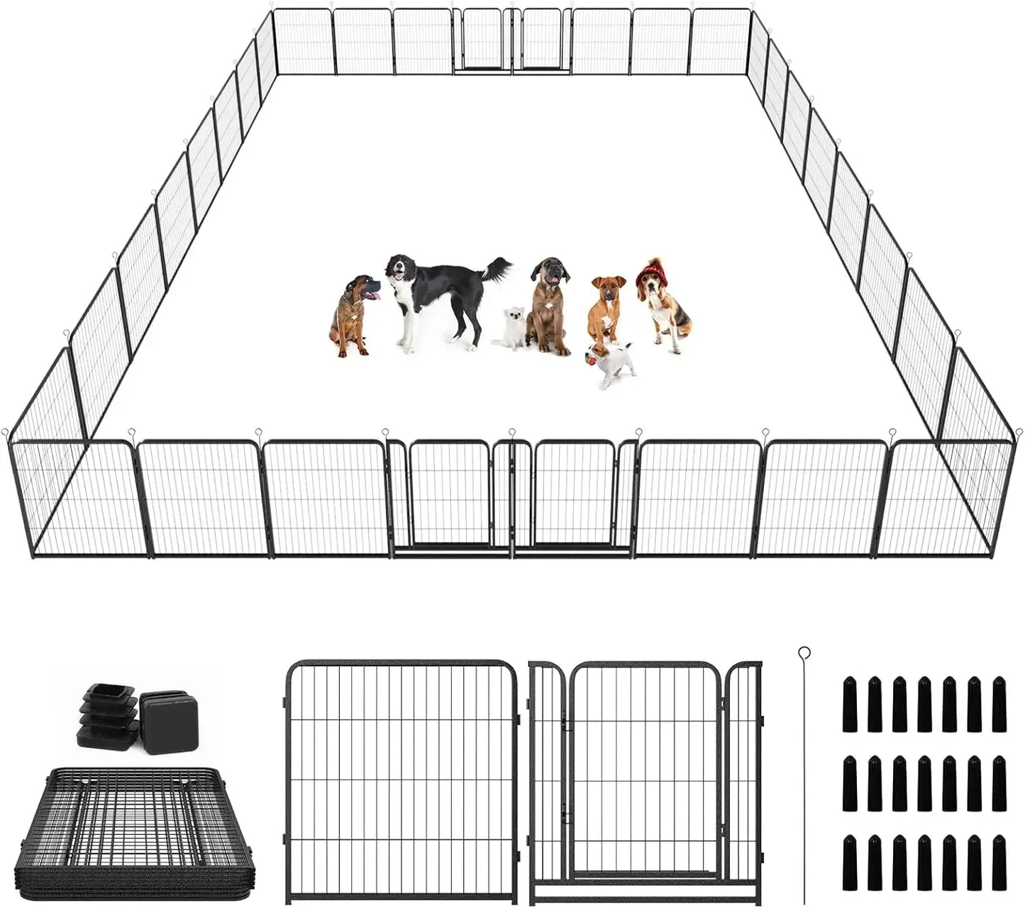 Portable RV Campground with Gates