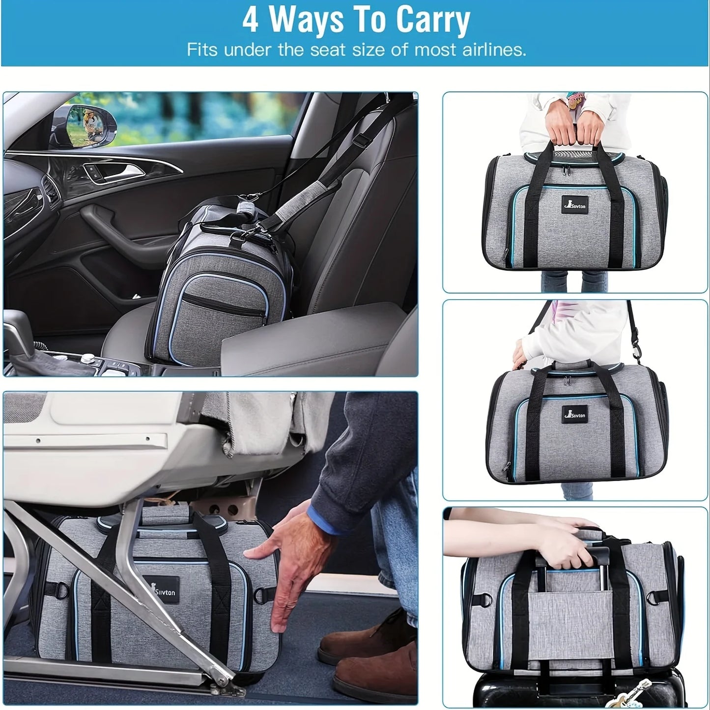 Airline Approved Foldable Cat Carrier