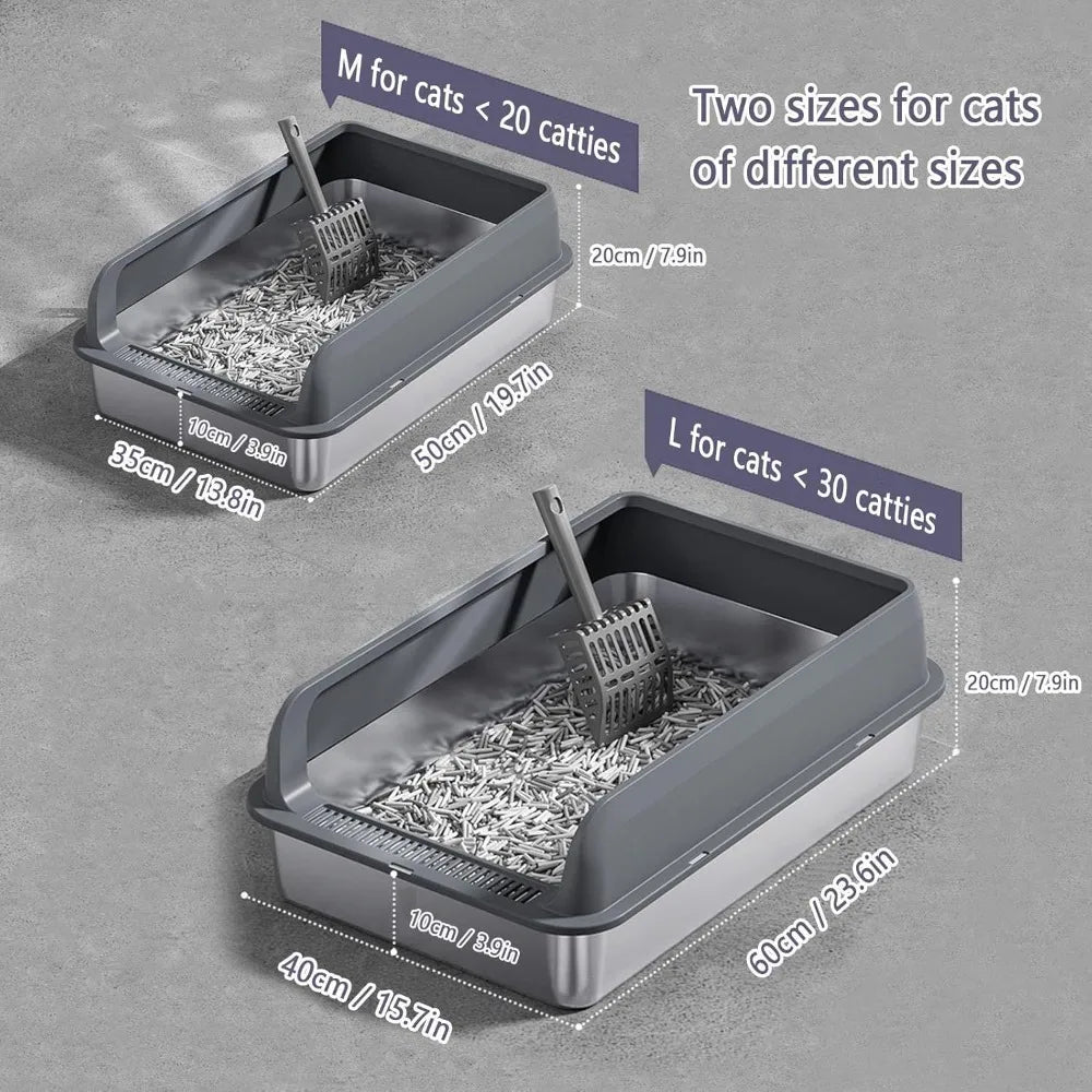 Litter Box & Anti-Leakage Enclosure