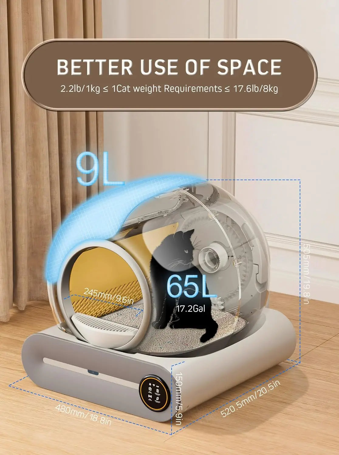 Self Cleaning Cat Litter for Multiple Cats