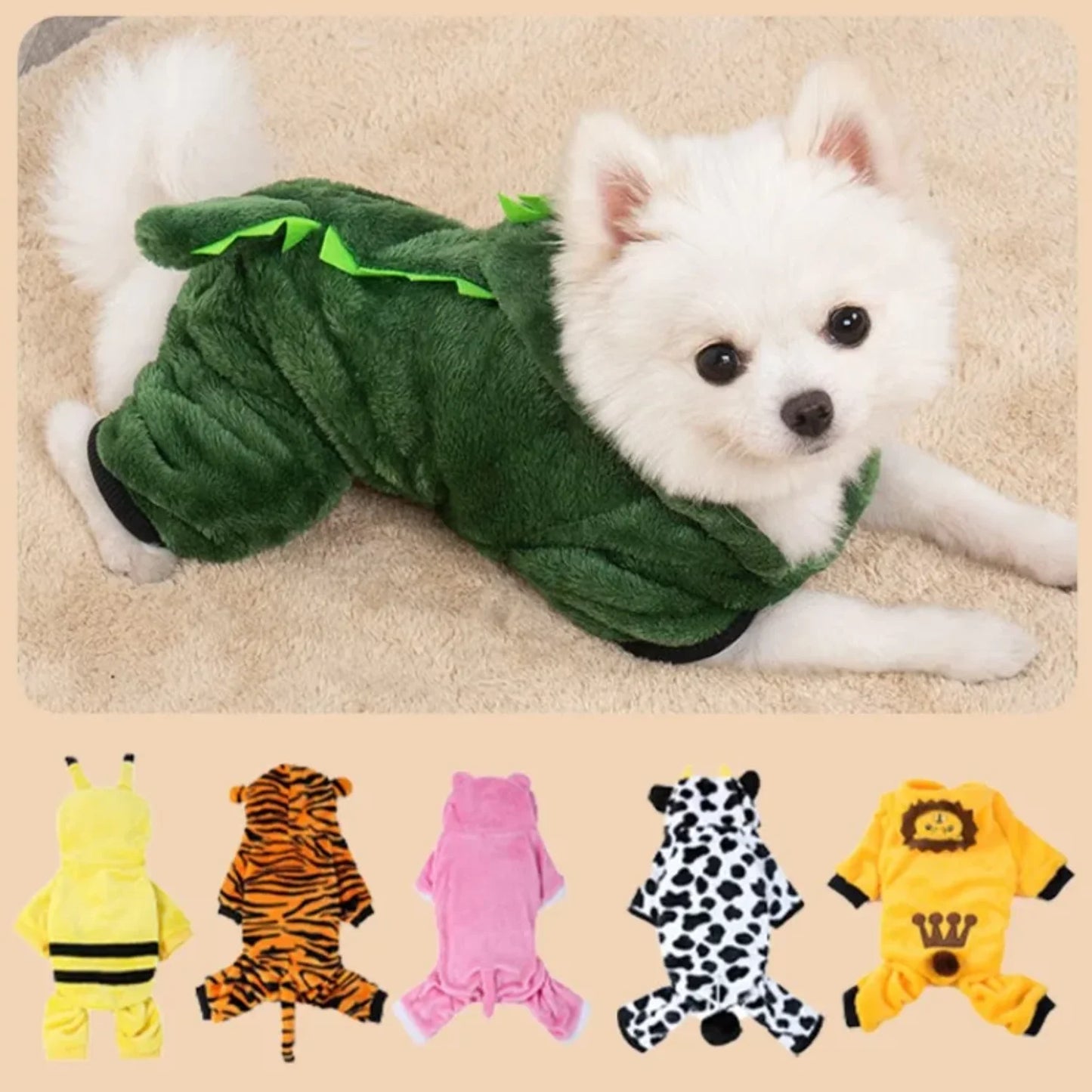 Comfortable Warm Fleece Dog Clothes