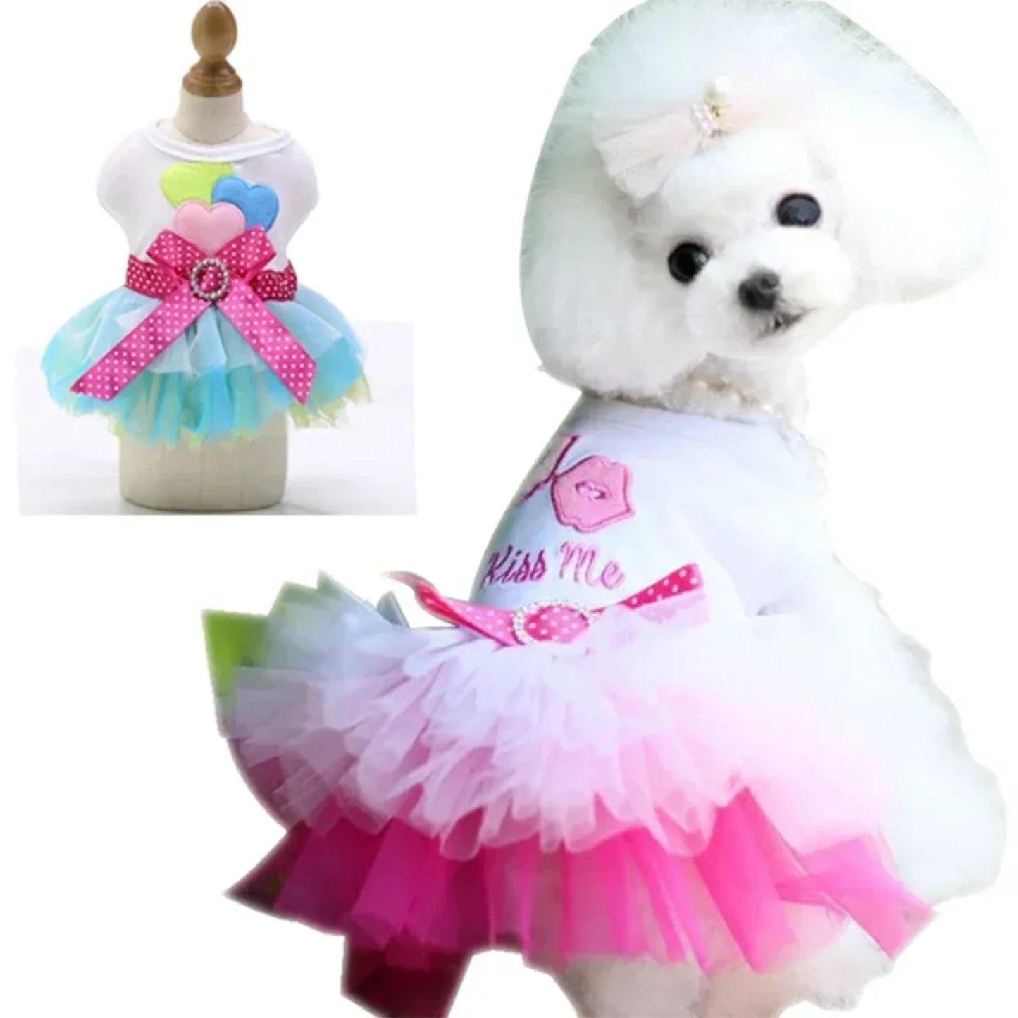 Dog or Cat Dress Lace Skirt