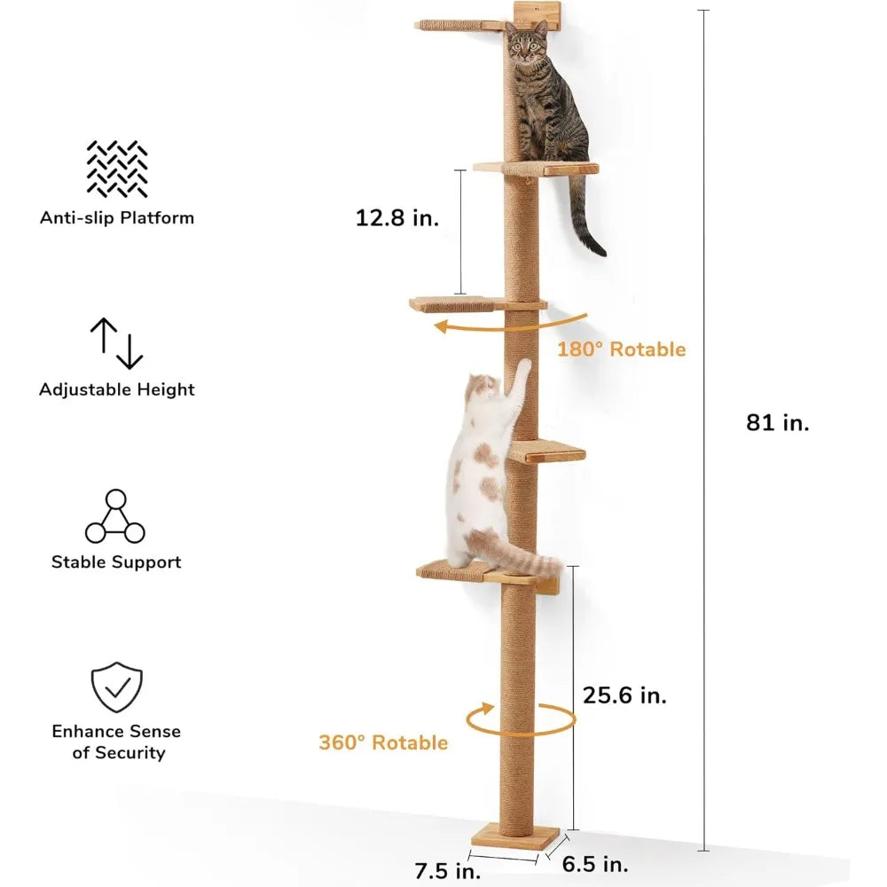 Cat Tree Floor to Ceiling