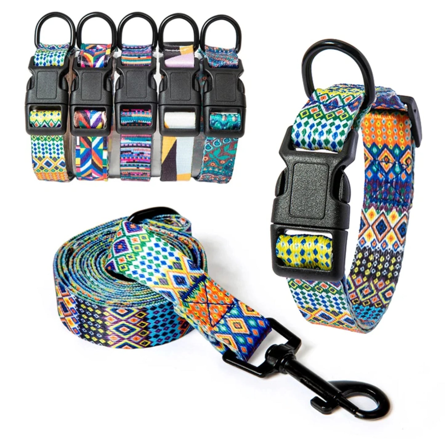 Dog Walker Collar and Leash Set