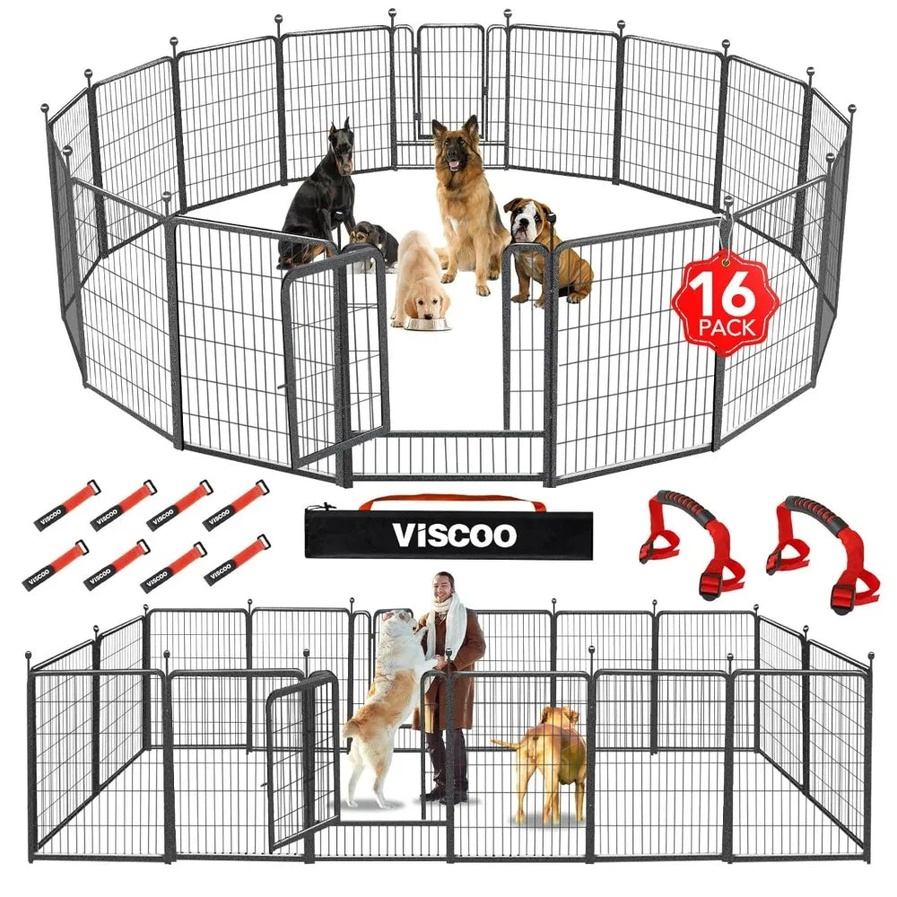Dog Playpen Yard Exercise Pen for RV Camping