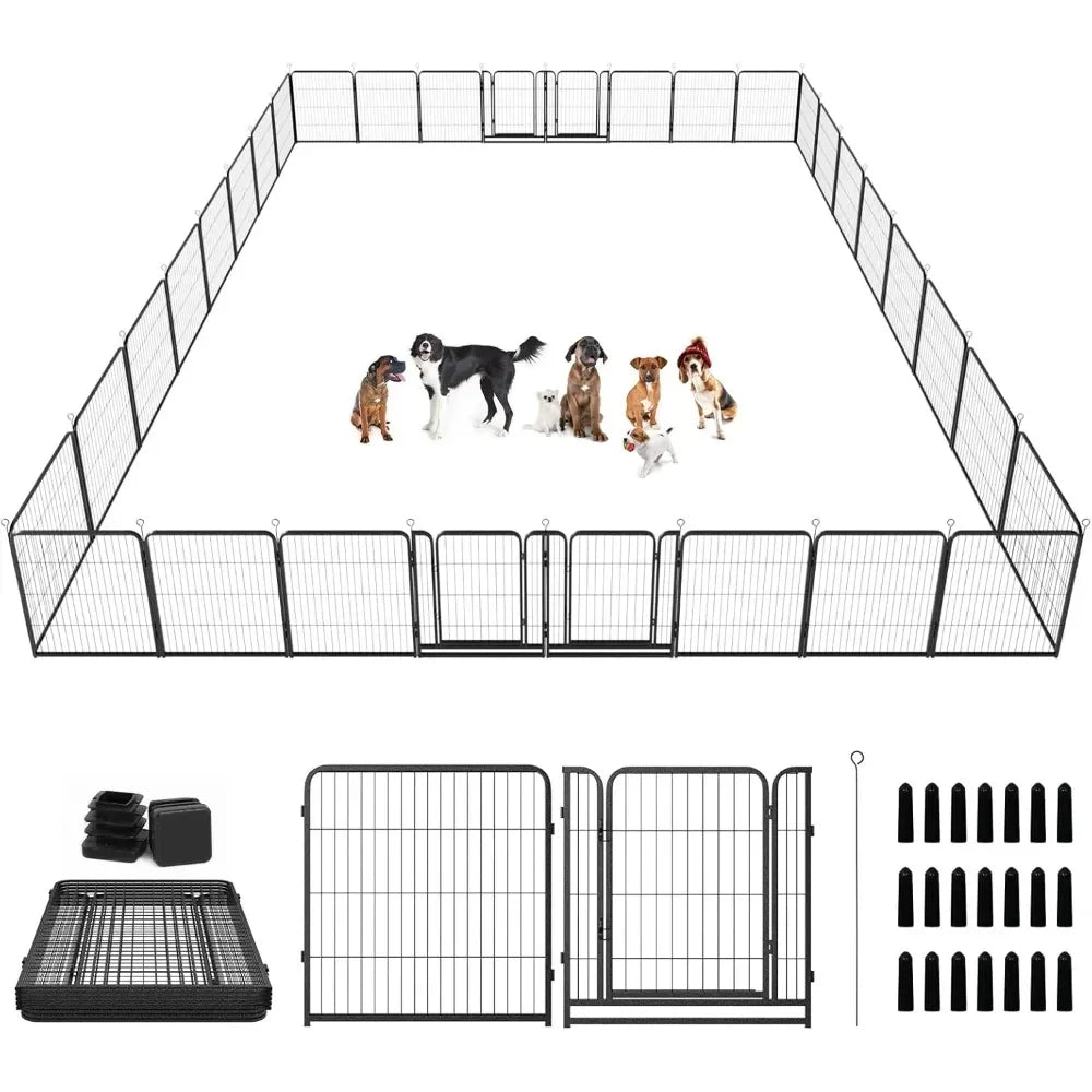 Portable RV Campground with Gates