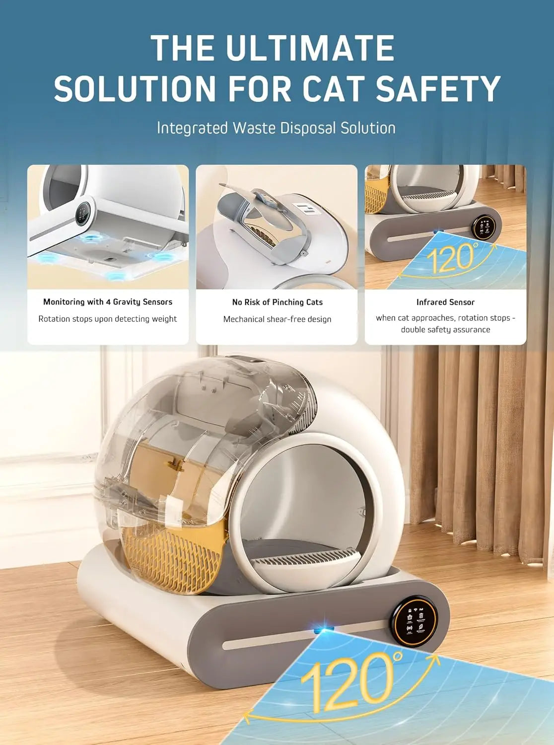 Self Cleaning Cat Litter for Multiple Cats