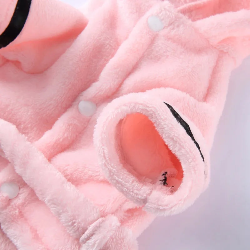 Pet Dog Bathrobe with Hooded Dog for Drying