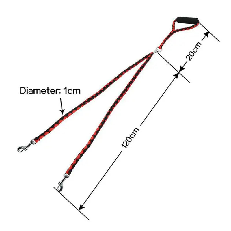 2 Way Couplers Dog Training Leash