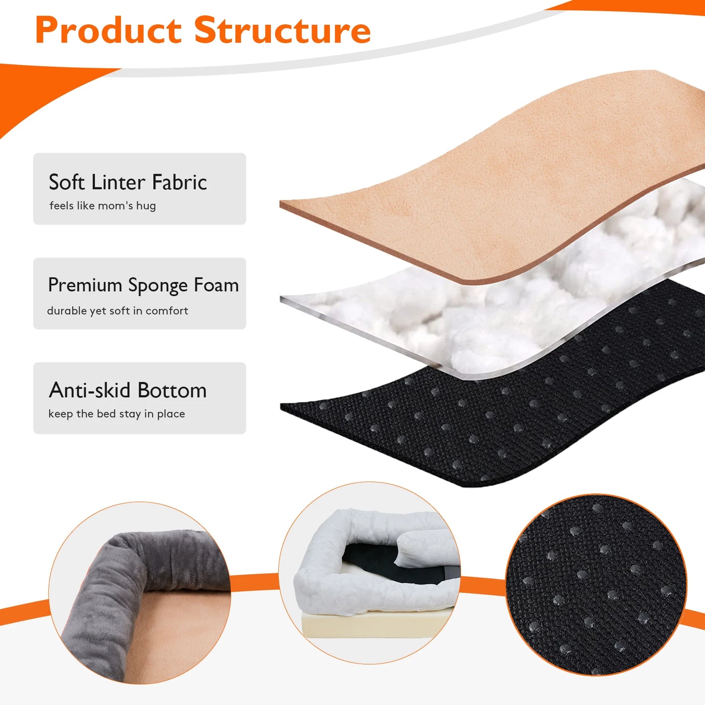 Super Soft Orthopedic Foam Bed